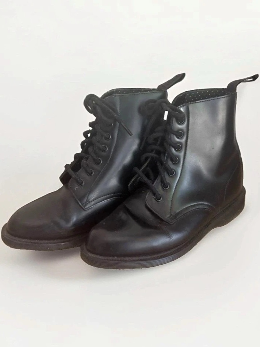 Dr. Martens Flora Polka Dot Lining Chelsea Boots Black US 7